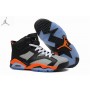 Wholesale Air Jordan 6 Retro Black Grey Orange Shoes Online