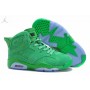 Wholesale Air Jordan 6 (VI) All Green Shoes For Women Online