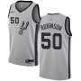 Wholesale David Robinson Spurs Gray Silver NBA Jersey Online