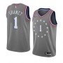 Wholesale Landry Shamet New 76ers City Gray NBA Jerseys 2018-2019