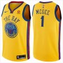 Wholesale NBA Warriors JaVale McGee #1 City Jerseys 2018-Gold